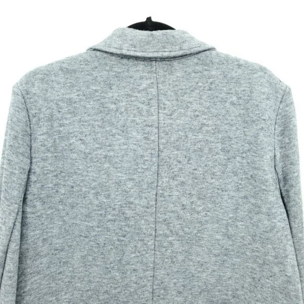 Betabrand LuxeMelange Double Breasted Blazer XL Charcoal Gray